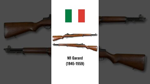 Evolution of Italian military service rifles #military #rifle #italy #shorts