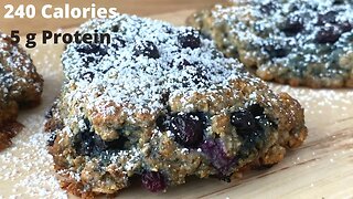 Healthy Blueberry Oat Scones No Flour Recipe