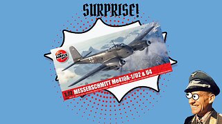 Unboxing The Surprise Released 1/72 Scale Me410 From Airfix