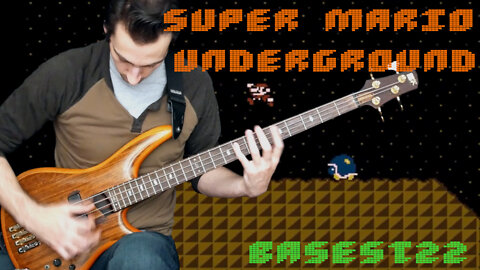 Super Mario Bros 3 (Underground) Slap Bass Cover [with gameplay]