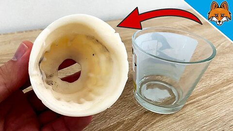 Remove Candle Wax from a Glass with a SIMPLY Trick 💥 (GENIUS) 🤯