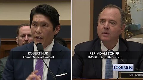 Robert Hur Fires Back at Adam Schiff: ‘What You Are Suggesting Is that I Shape, Sanitize, Omit Portions of My Reasoning and Explanation to the AG for Political Reasons’