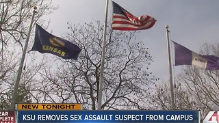 Suspect in K-State rape removed from campus