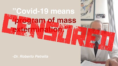 Dr. Roberto Petrella CENSORED Over Covid-19 Truth