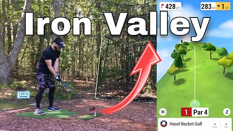 Can I Break 75 at a Subscriber Requested Course...[Iron Valley] Garmin Approach R10 Portable Sim