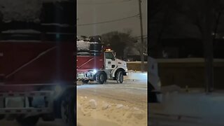 Street Snow Removal Operation