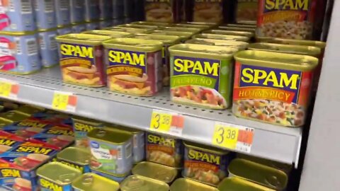 Spam can lid from Walmart