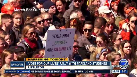 Colorado 'Vote for our Lives' rally to include survivors of Parkland, Columbine, Aurora shootings
