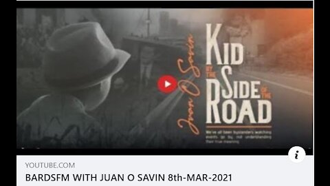 BARDSFM WITH JUAN O'SAVIN - 8th-MAR-2021