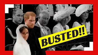 Evidence Harry & Meghan’s wedding was a farce!