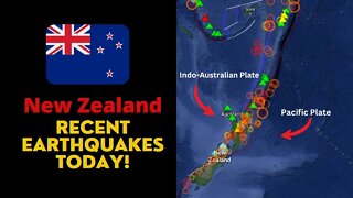 Recent Earthquakes in New Zealand: North Island, South Island