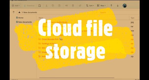 Cloud file storage