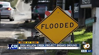 San Marcos breaks ground on massive flood management project