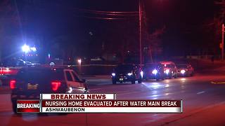 51 patients evacuated after water line break