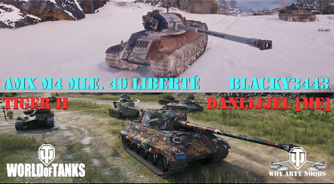 AMX M4 mle. 49 Liberté & Tiger II - blacky3443 and danijjjel [ME]