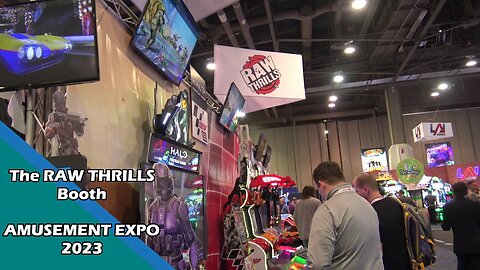 Touring The Raw Thrills Booth at Amusement Expo 2023
