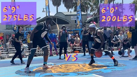 Bone Collector vs an Aggressive Defender at Venice Beach