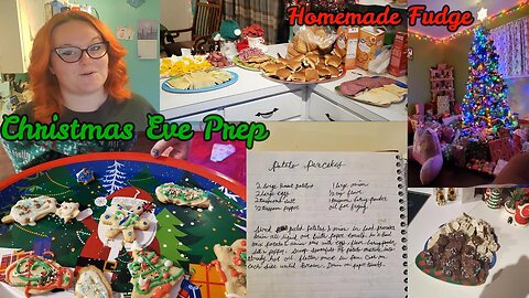 Christmas Eve | Homemade Fudge | Potato Pancakes | Christmas Cookies | Vlogmas Day 24 | Mom Life