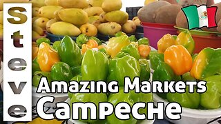 Awesome MEXICAN MARKET Campeche 🇲🇽