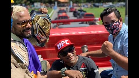 Deiveson Figueiredo brings the Flyweight Belt Home Parade (Soure, State of Pará, Brazil) 1/24/22