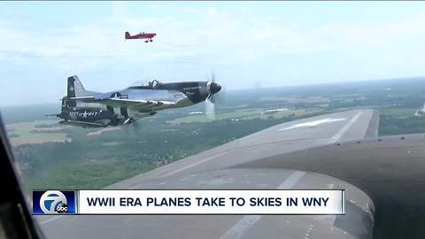 Heritage Flight shows off WWII-era airplanes for people across Western New York