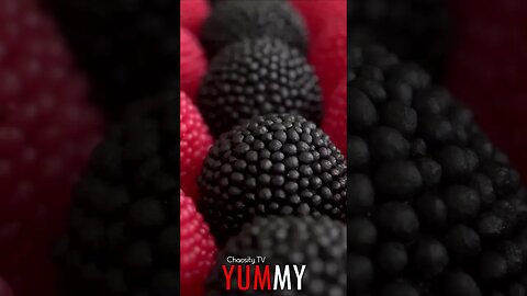 😋 #YUMMY - Raspberries & Blackberries Candy 🍴