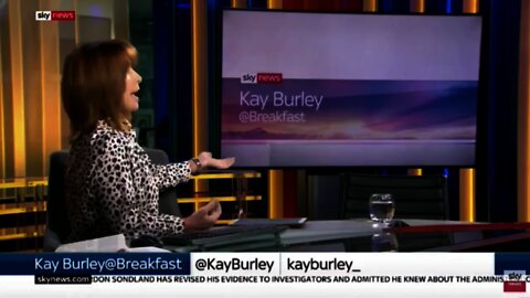 Kay Burley Empty Chairs James Cleverly Because He Was Booked On Julia Hartley-Brewers Show