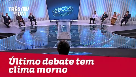 Sétimo e último debate tem clima morno