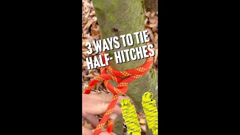 How do you Half-Hitch? #shorts #knots #camping #knot