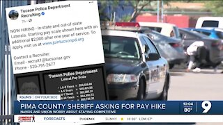 Pima County Sheriff asking for pay hike