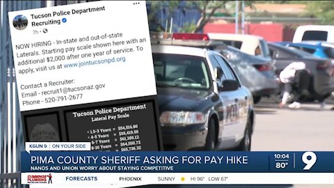 Pima County Sheriff asking for pay hike