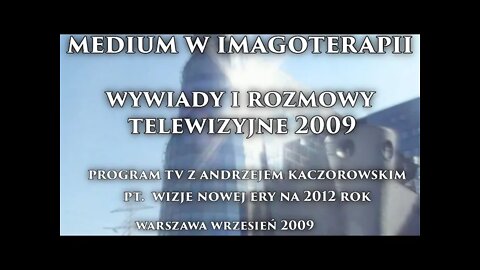 TRAGICZNE WIZJE - MEDIUM W HIPNOZIE - JASNOWIDZENIE NA 2012 ROK- EKSPERYMENT MEDIALNY /2008©TV IMAGO