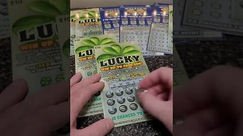 Lucky Lottery Ticket Winner! #lottery