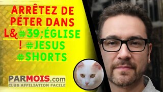 Arrêtez de péter dans l'église ! #jesus #shorts