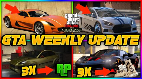 NEW GTA 5 ONLINE WEEKLY UPDATE (3X $ & RP) (TWO BRAND NEW VEHICLES Buy The M16 & More!