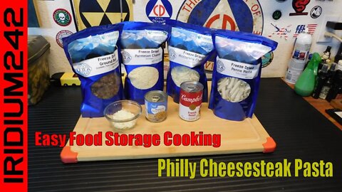 Quick Easy Food Storage Cooking: Philly Cheesesteak Pasta