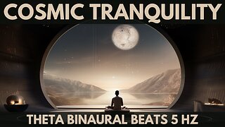 1 Hour of REM Sleep Music on another planet, Theta Binaural Beats at 5 Hz