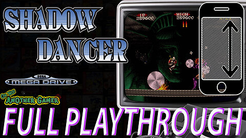 Shadow Dancer (1990) [Sega Mega Drive aka Genesis] 🎮🔥 Intro + Gameplay (full playthrough) [Vertical]