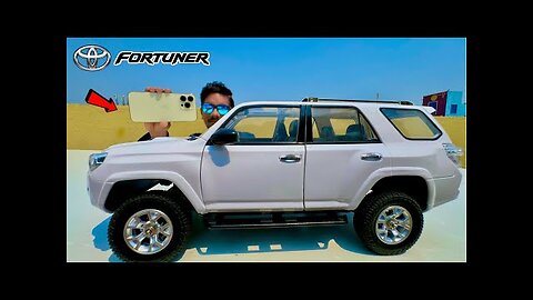 RC Toyota Fortuner Car Unboxing & iPhone Track Test - Chatpat toy TV