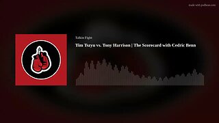 Tim Tszyu vs. Tony Harrison | The Scorecard with Cedric Benn