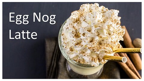 Egg Nog Latte Recipe: Get Ready for the Holidays! #shorts #eggnog #rum #bourbon #coffeerecipe