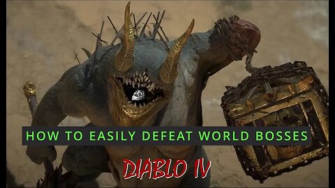 World Bosses are EASY when you UPGRADE YOUR GEAR in Diablo IV, featuring Team Chaos
