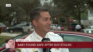 1-year-old girl who was inside stolen SUV in Valrico was found safe