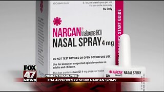 FDA approves first generic naloxone nasal spray to treat opioid overdose