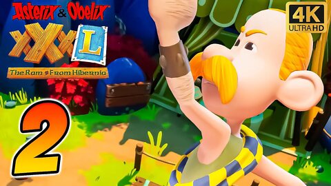 ASTERIX & OBELIX XXXL THE RAM FROM HIBERNIA Gameplay Walkthrough PART 2 (PC) [4K 60FPS]