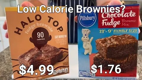 Healthy Brownie Mix?? Can Halo Top Hold up to a Classic Mix? Halo Top vs. Pillsbury