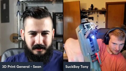 SuckBoy Tony Shows Off Electronically Ignited Ammo on 3D Printed Gun - Clip