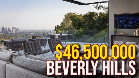 Touring $46,500,000 Beverly Hills Mega Mansion