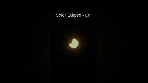 Todays Solar Eclipse from the UK. Filmed on Sony A7IV with Sony 85mm FE.