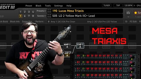 Amps of The Axe Fx III: Mesa Boogie Triaxis | Patch Included